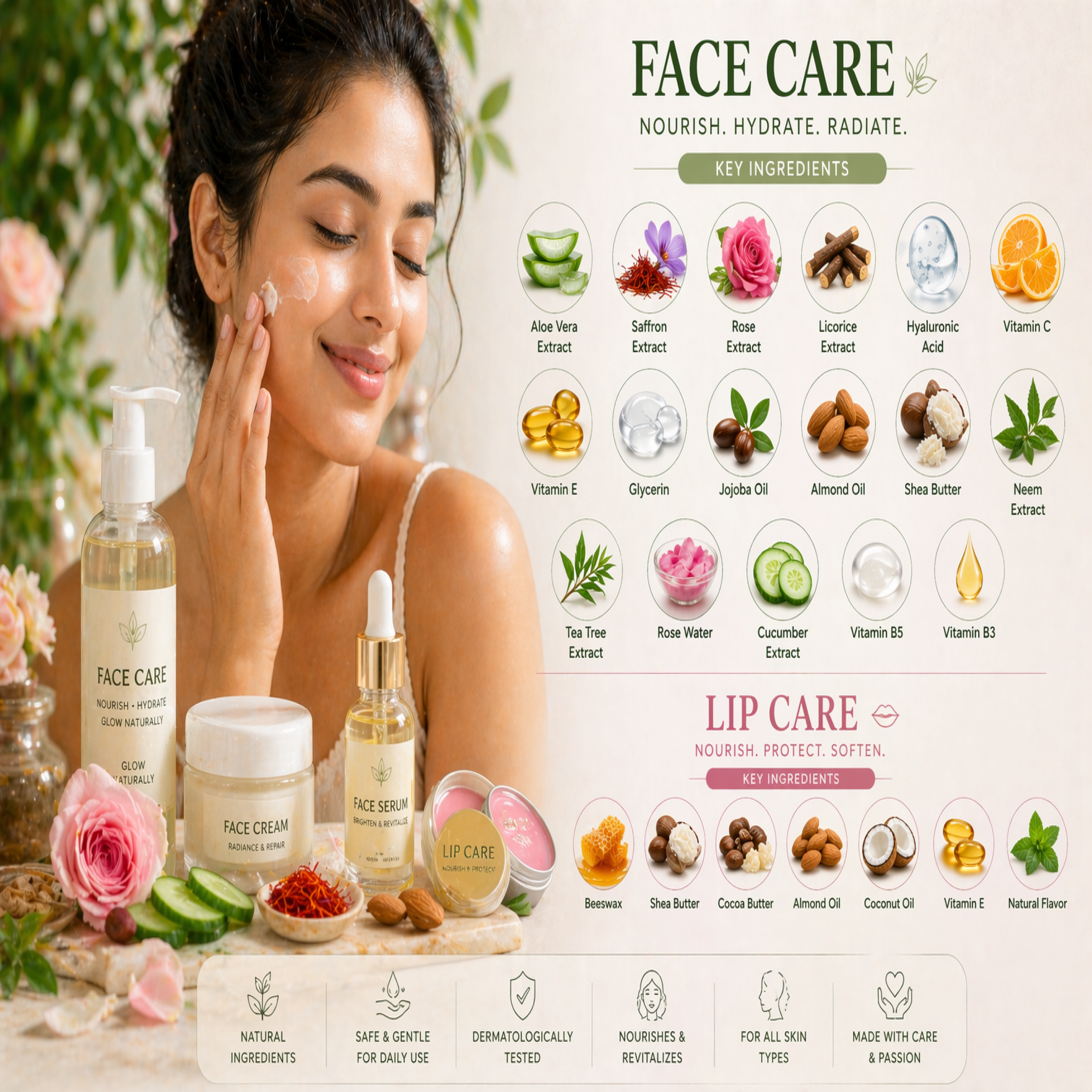 IRA Radiance Face & Lip Rituals